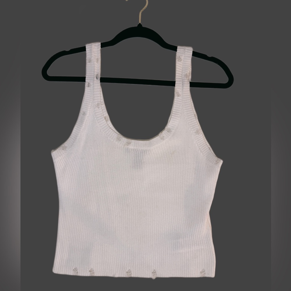 White tank top